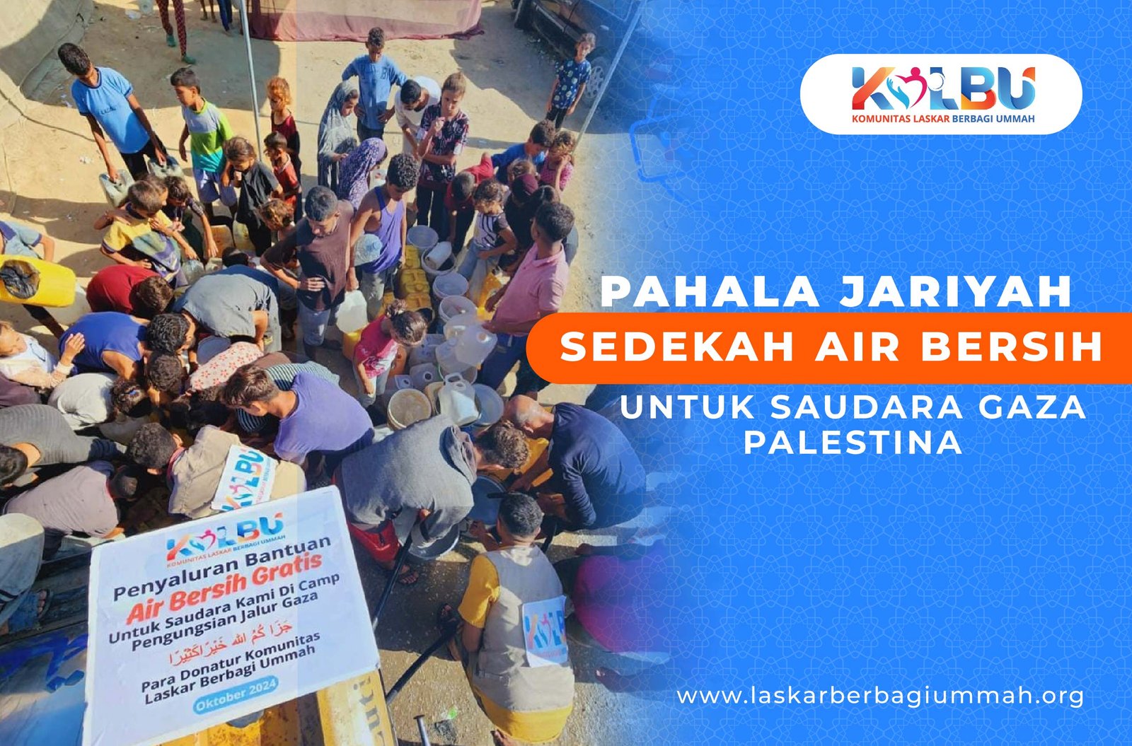 Pahala Jariyah Sedekah Air Bersih Untuk Palestina